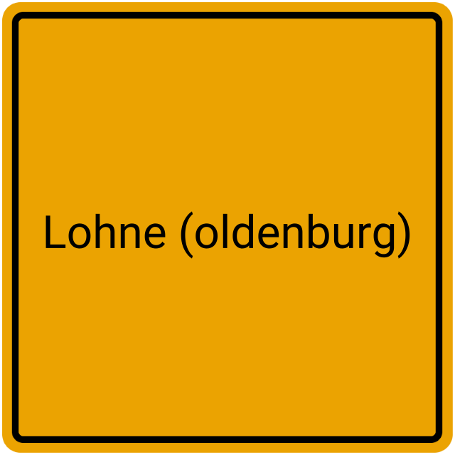 Meldebestätigung Lohne (Oldenburg)